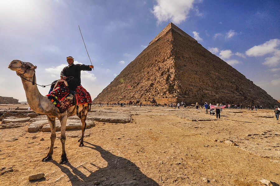 Giza Pyramids, Sphinx and Sakkara from Alexandria Port