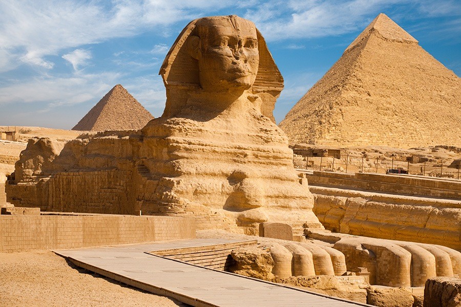Giza Pyramids, Sphinx, Sakkara and Memphis day excursion from Port Said
