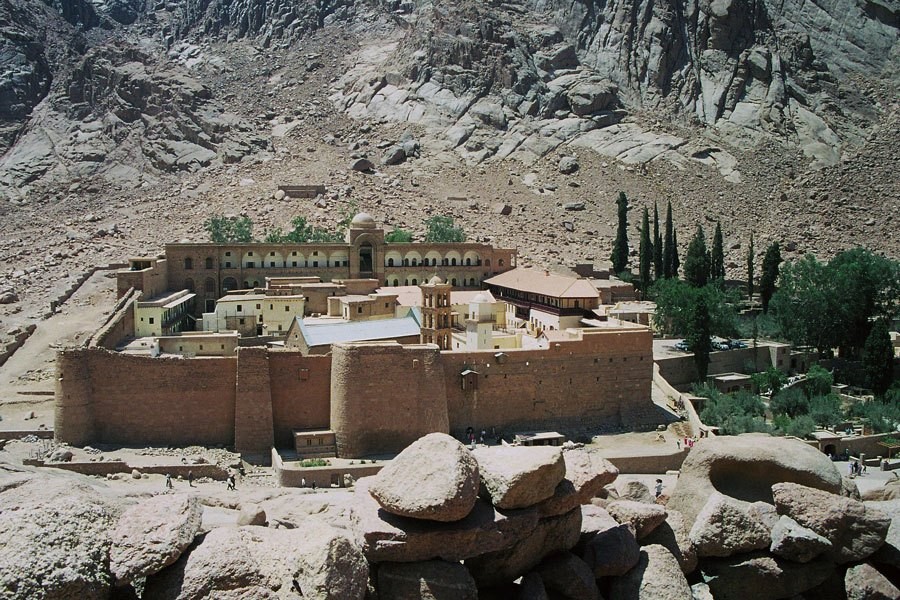 Zwei Tage im Katharinenkloster und auf dem Berg Sinai von Kairo aus